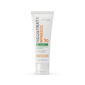 Protetor Solar Facial Fps70 Pele Clara Minesol Neostrata Com Cor - 40g
