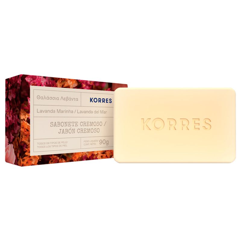 Sabonete-Em-Barra-Lavanda-Do-Mar-Da-Grecia-Korres---90g