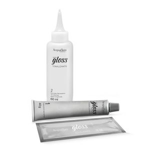 Kit Tonalizante Hidra Gloss Acquaflora Chocolate 670