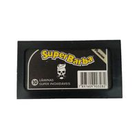 Lâmina De Barbear Black Premium Super Barba - 60 Unidades