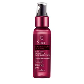 Sérum Capilar Hot Therapy Cauterização Dos Fios Siàge 60ml