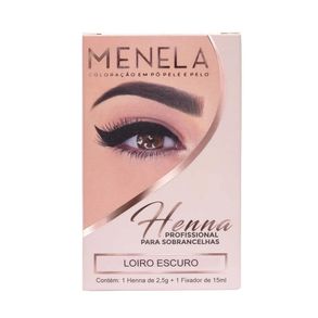 Kit Henna Para Sobrancelha Menela Loiro Escuro