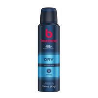 Desodorante Antitranspirante Aerosol Dry Bozzano 150ml