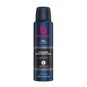 Desodorante Antitranspirante Aerosol Power Protection Carvão Ativado Bozzano 150ml