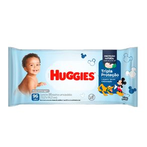 Toalhas Umedecidas Tripla Proteção Huggies 96 Unidades