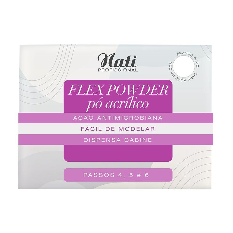 Po-Acrilico-Para-Unhas-Flex-Powder-Branco-Nati-Profissional--24g