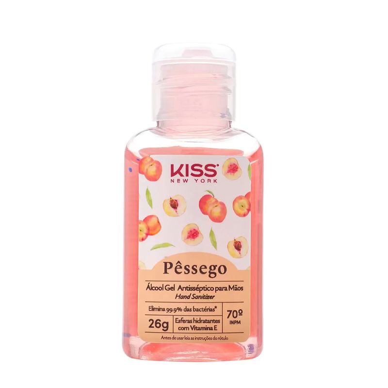 Alcool-Em-Gel-Antisseptico-Para-Maos-Pessego-Kiss-New-York-26g