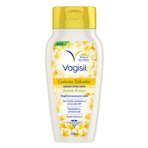 Sabonete Íntimo Essências Delicadas Jasmim Branco Vagisil 200ml