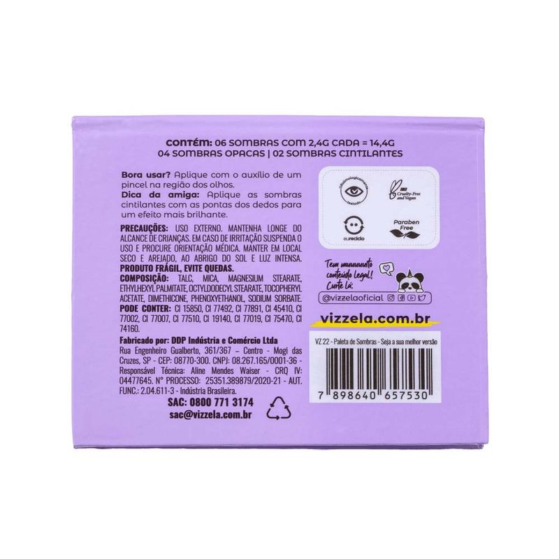 Paleta-De-Sombras-Seja-Sua-Melhor-Versao-Vizzela