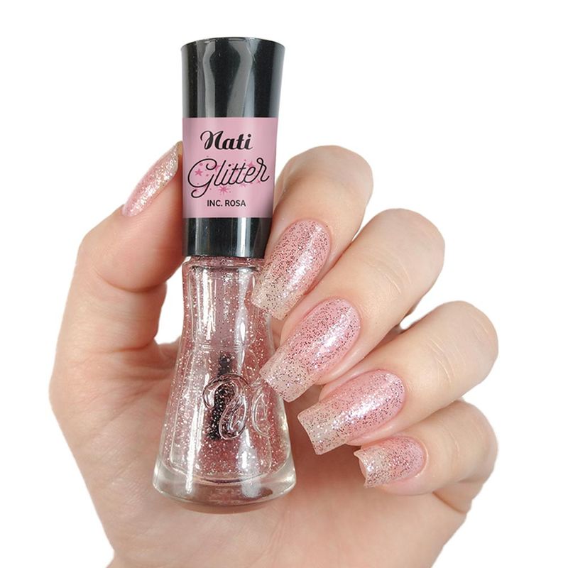 Esmalte-Glitter-Incolor-Rosa-Nati-8ml