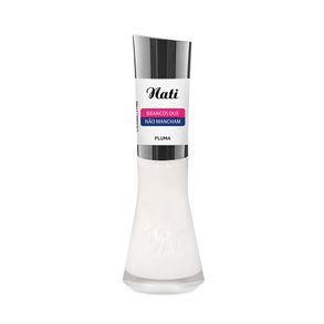 Esmalte Brancos Que Não Mancham Pluma Nati 8ml