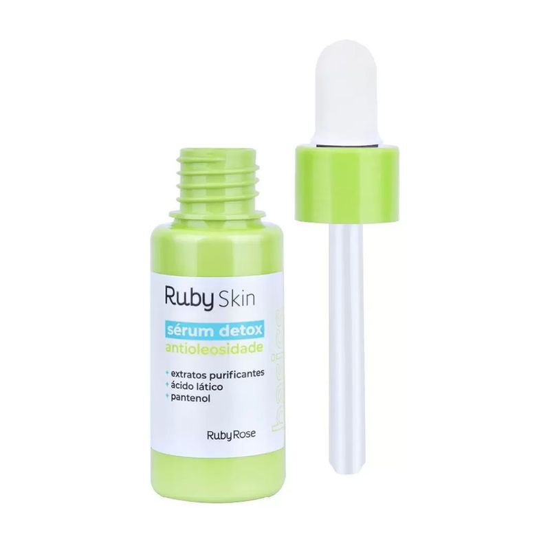 Serum-Facial-Ruby-Skin-Basics-Detox-Antioleosidade-Ruby-Rose-30ml