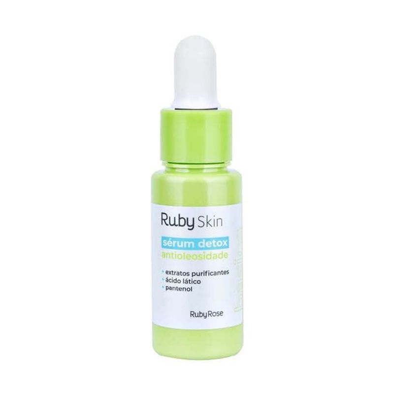 Serum-Facial-Ruby-Skin-Basics-Detox-Antioleosidade-Ruby-Rose-30ml