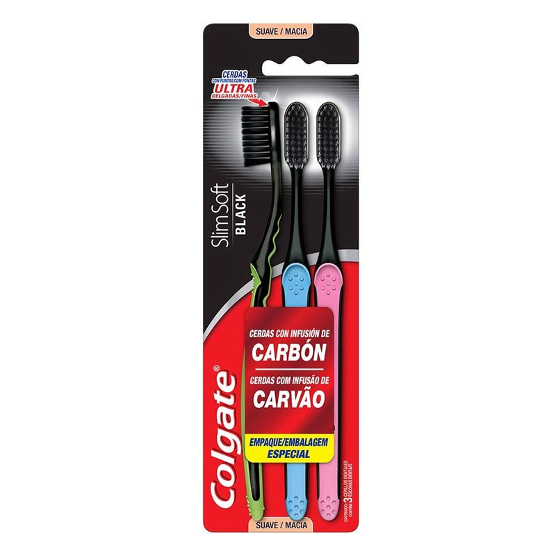 Kit-Escova-Dental-Slim-Soft-Black-Macia-Colgate-3-Unidades