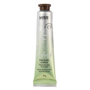 Creme De Mãos Refresh Chá Verde E Sálvia Kiss New York 30g
