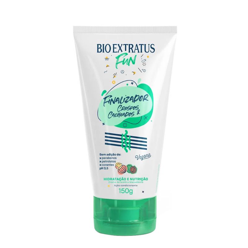 Finalizador-Capilar-Fun-Crespos-E-Cacheados-Hidratacao-E-Nutricao-Bio-Extratus-150g