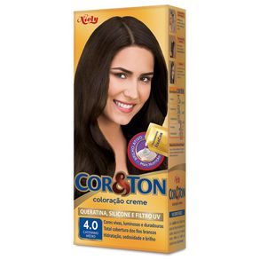 Coloração Cor & Ton Mini 4.0 Castanho Médio