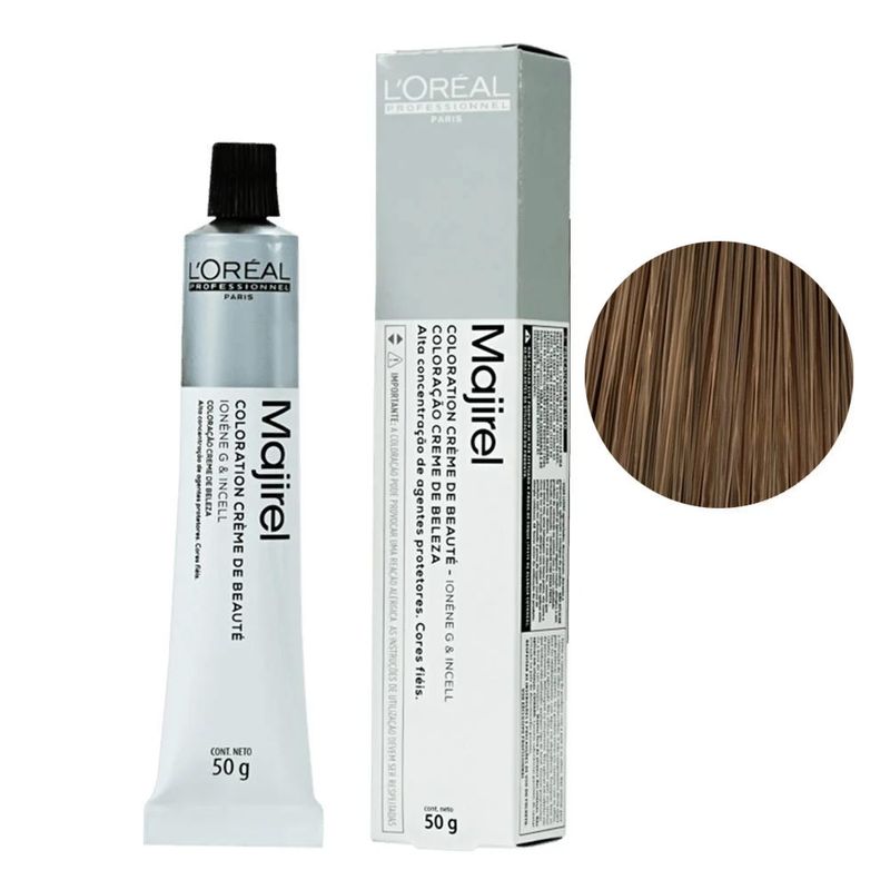 Coloracao-Majirel-Louro-Claro-Natural-Profundo-8.0-L¿Oreal-Professionnel-50g