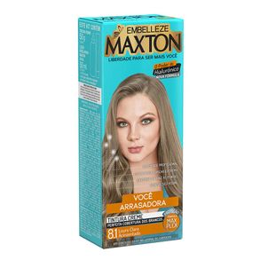 Coloração 8.1 Louro Claro Acinzentado Maxton