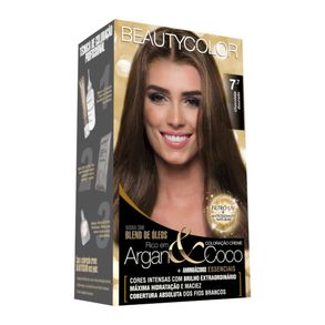 Kit Coloração Beautycolor Chocolate Dourado 7.7
