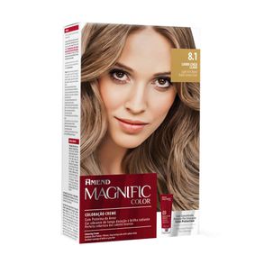 Kit Coloração Magnific Color Amend Louro Cinza Claro  - 8.1