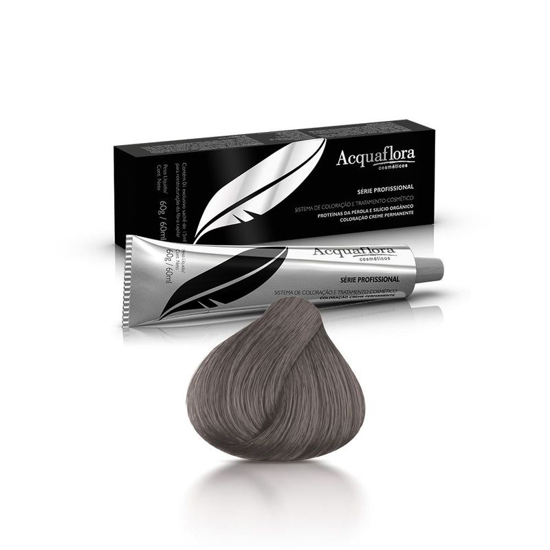 Coloracao-Creme-Permanente-0.1-Mix-Cinza-Acquaflora