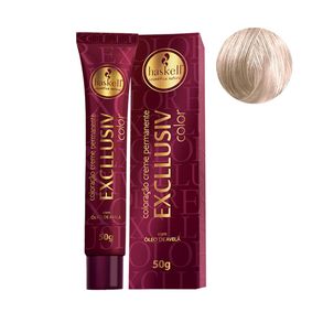 Coloração Creme Haskell Excllusiv 12.21 Super Clareador Pérola
