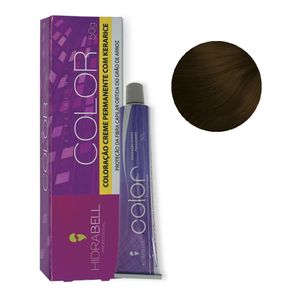 Coloração Em Creme Permanente 7.7 Louro Médio Marrom Hidrabell 50g