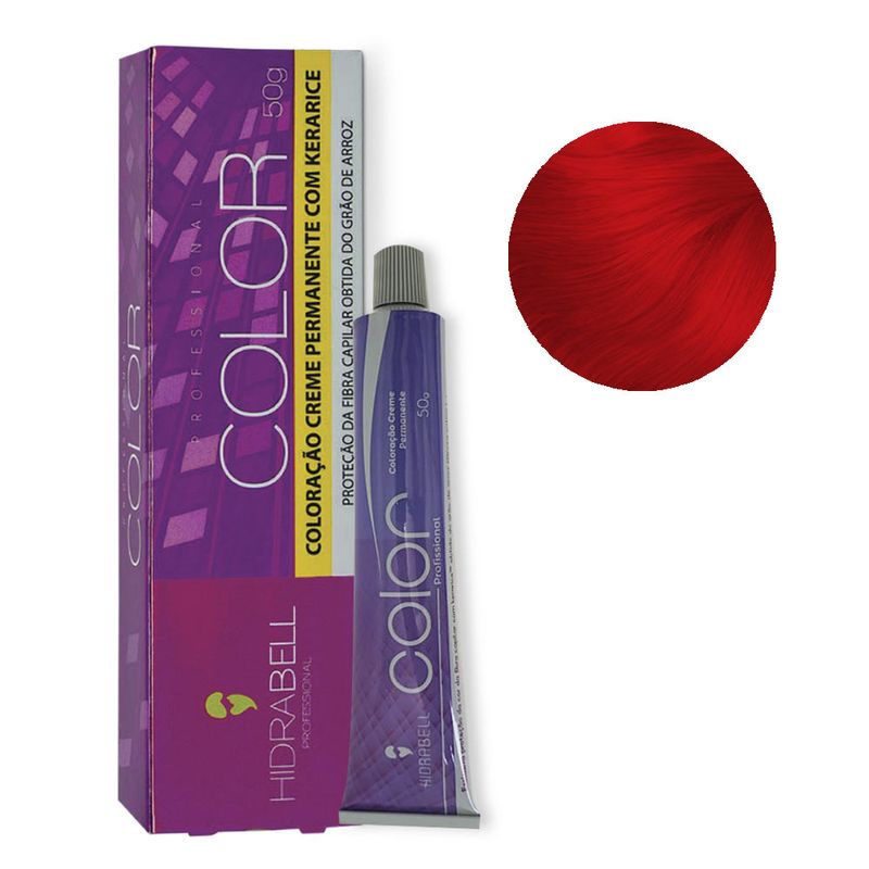 Coloracao-Em-Creme-Permanente-0.6-Intensificador-Vermelho-Hidrabell-50g
