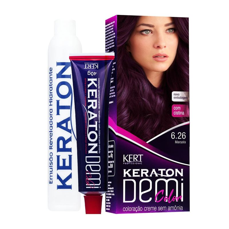 Kit-Tonalizante-Demi-Color-6.26-Marsala-Keraton
