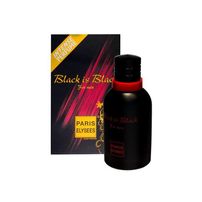 Black Is Black For Men Paris Elysees Eau De Toilette Perfume Masculino 100ml
