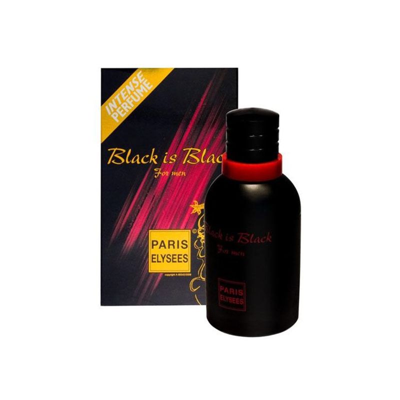 Black-Is-Black-For-Men-Paris-Elysees-Eau-De-Toilette-Perfume-Masculino-100ml