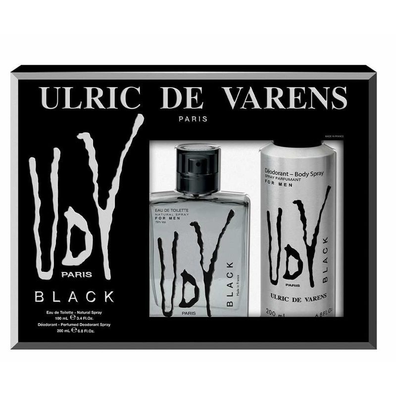 Kit-Perfume-Udv-Black-Ulric-De-Varens-Eau-De-Toilette-Masculino-100ml--Desodorante-200ml