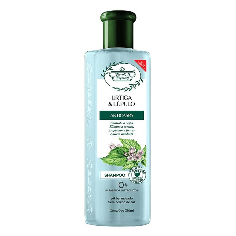 Shampoo-Urtiga---Lupulo-Anticaspa-Flores---Vegetais-300ml