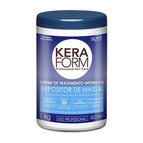 Creme De Tratamento Keraform Repositor De Massa 1000g