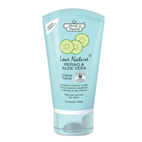 Loção Hidratante Flores & Vegetais Facial De Pepino 100g