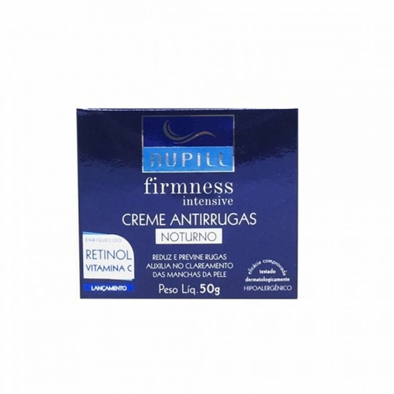 Creme-Facial-Antirrugas-Noturno-Retinol-Nupill-50g