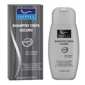 Shampoo Nupill Cinza Escuro 120ml