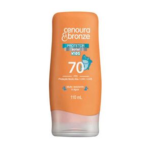 Protetor Solar Cenoura & Bronze Kids Fps 70 110ml