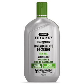 Shampoo Gota Dourada Fortalecimento Cachos 430ml