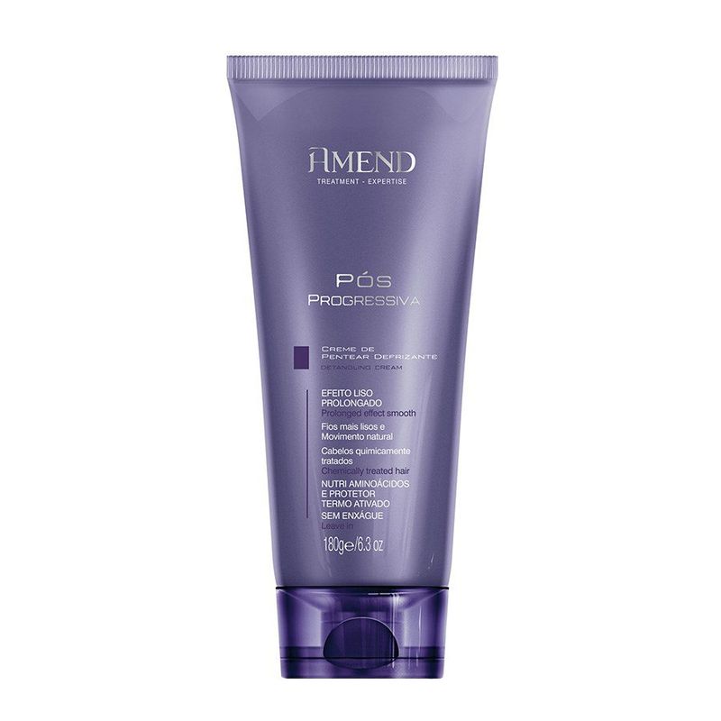 Creme-De-Pentear-Amend-Defrizante-Pos-Progressiva-180g