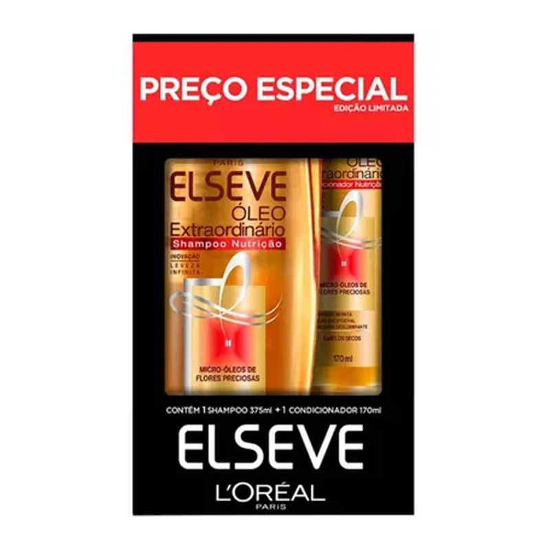 Kit-Elseve-Oleo-Extraordinario-Shampoo-375ml---Condicionador-170ml