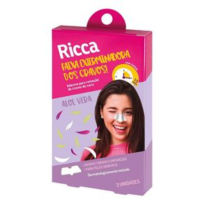 Faixa Exterminadora De Cravos Ricca Adesivo Removedor Com 3 Unidades 3717