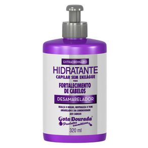 Creme Sem Enxague Gota Dourada Desamarelador