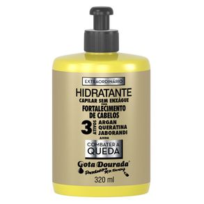 Creme Sem Enxague Gota Dourada Extraordinario Combate A Queda