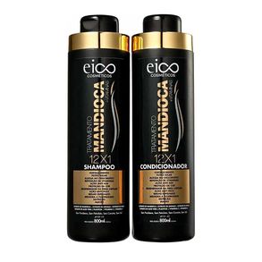 Kit Eico Mandioca Shampoo + Condicionador 800ml
