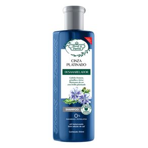 Shampoo Cinza Platinado Desamarelador Flores & Vegetais 310ml