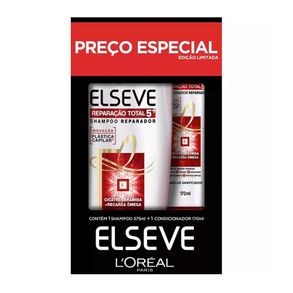 Kit Elseve Reparação Total 5 Shampoo 375ml + Condicionador 170ml