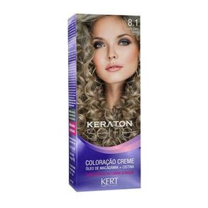 Coloração Keraton Selfie Louro Claro Cinza 8.1