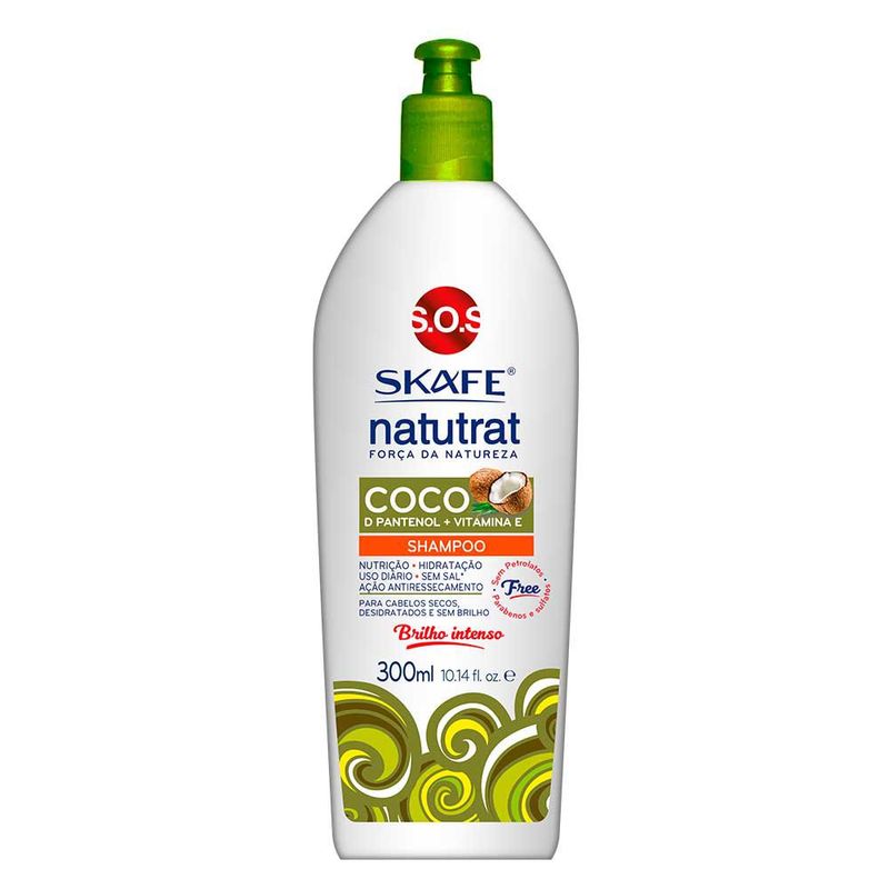 Shampoo-Skafe-Natutrat-S.O.S-Coco-Forca-Da-Natureza-300ml